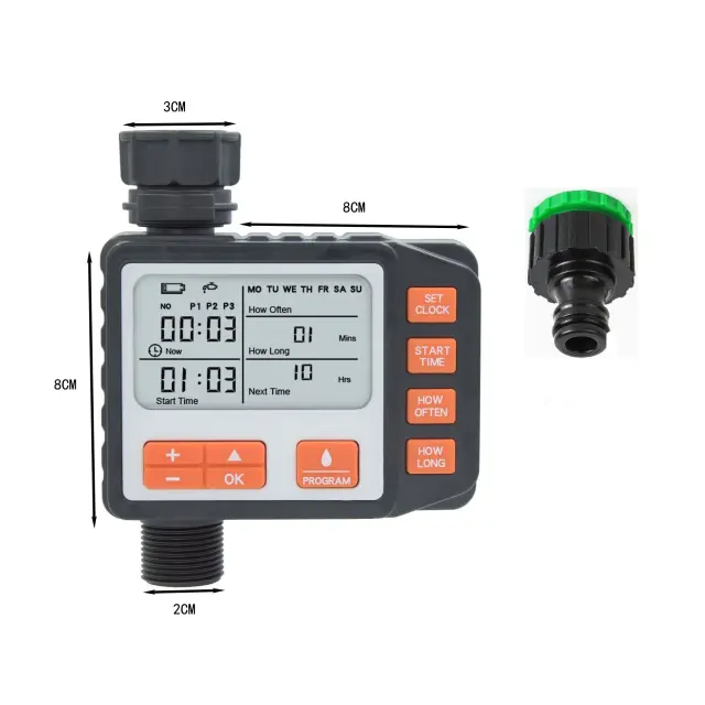 Χρονοδιακόπτης ποτίσματος με οθόνη LCD - Watering timer with LCD screen 0193022 3