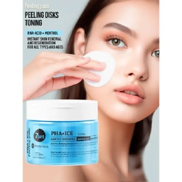 7Days Exfoliating Peeling Pads Pha & Ice Δίσκοι για Απολέπιση 150ml 2