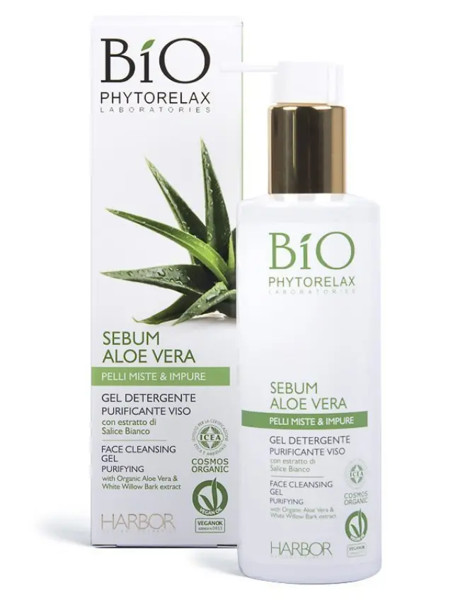 Phytorelax Face Cleansing Gel Purifying With Aloe Vera 200ml