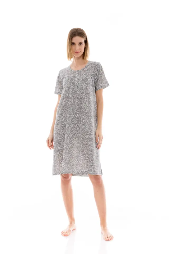 S1228 - Type - NIGHTGOWN CLASSIC AQUA FLOWER