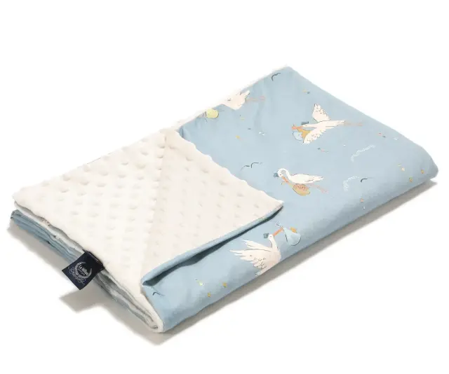 La Millou Large Λεπτή Κουβέρτα Bebe Mignon Blue 110x140