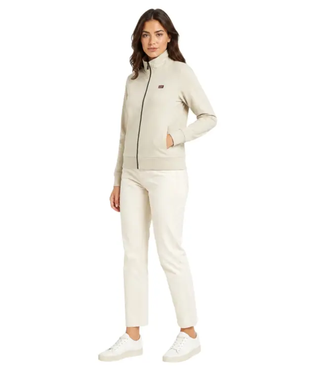 Norway Nautical School - Γυναικεία Ζακέτα Φούτερ 852410-BEIGE Μπεζ 2