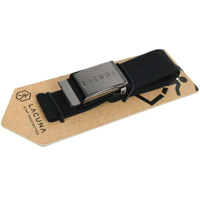 Ζώνη Μέσης Ελαστική Lacuna Arlo black - 135 εκ.