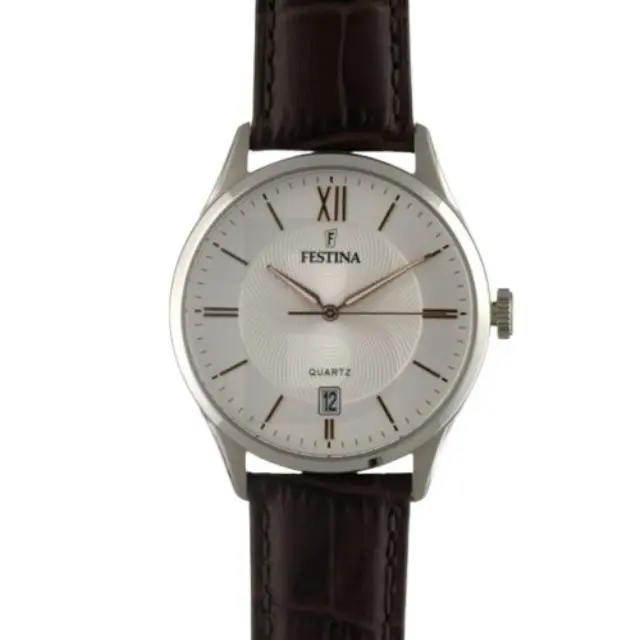 Festina Men's Watch Brown Leather Strap F20426/4