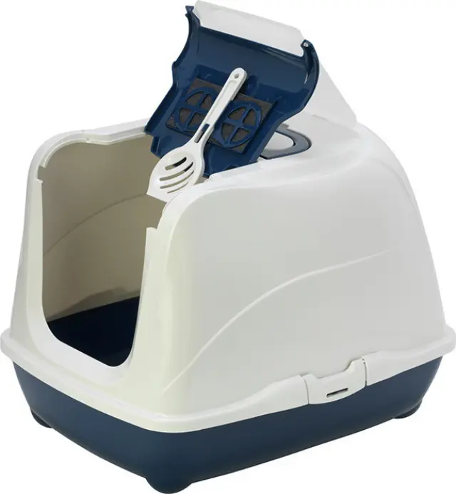 Moderna Flip Cat Μπλέ Τουαλέτα 50x39x37cm
