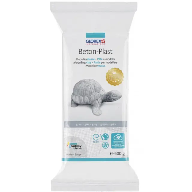 Glorex Beton-Plast - Πηλός Εφέ Μπετόν - 500gr