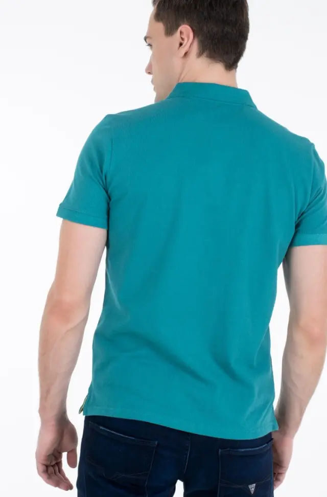 TOM TAILOR BASIC POLO ΑΝΔΡΙΚΟ GREEN 2