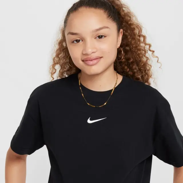 Nike Sportswear Essential ΠΑΙΔΙΚΗ ΜΠΛΟΥΖΑ (FZ5539-010) - Μαύρο 2