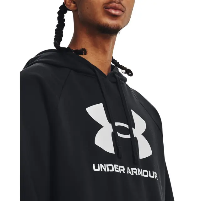 Under Armour Fleece Logo Hoodie (1379758-001) - Μαύρο 3