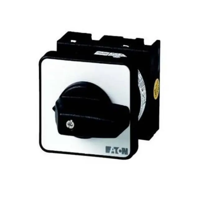 T0-1-15431/E Changeoverswitches, T0, 20 A, flush mounting, 1 contact unit(s), Contacts: 2, 45 °, maintained, With 0 (Off) position, HAND-0-AUTO, Design number 1543