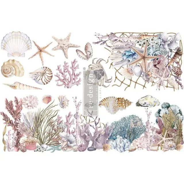 Χαρτί Decor Transfer Prima Re-Design, Ocean, 61x89cm