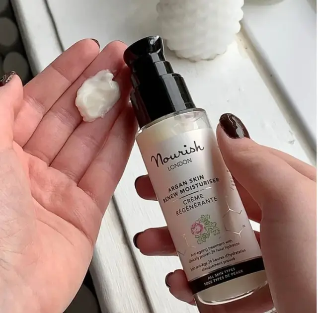 Nourish London Argan Skin Renew Moisturiser - Βιολογική Ενυδατική Κρέμα Προσώπου Με Έλαιο Argan 2
