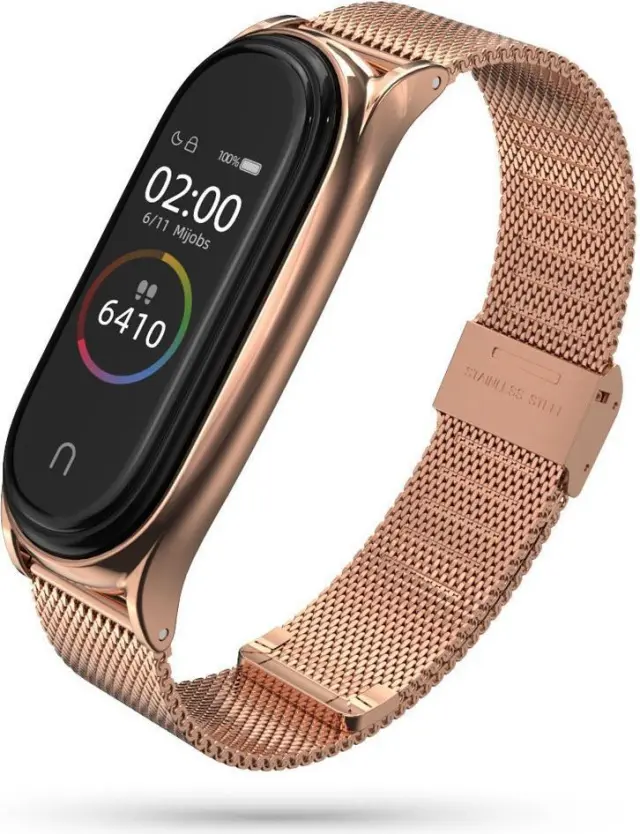 Tech-protect Milaneseband Xiaomi Mi Band 7 Rose Gold