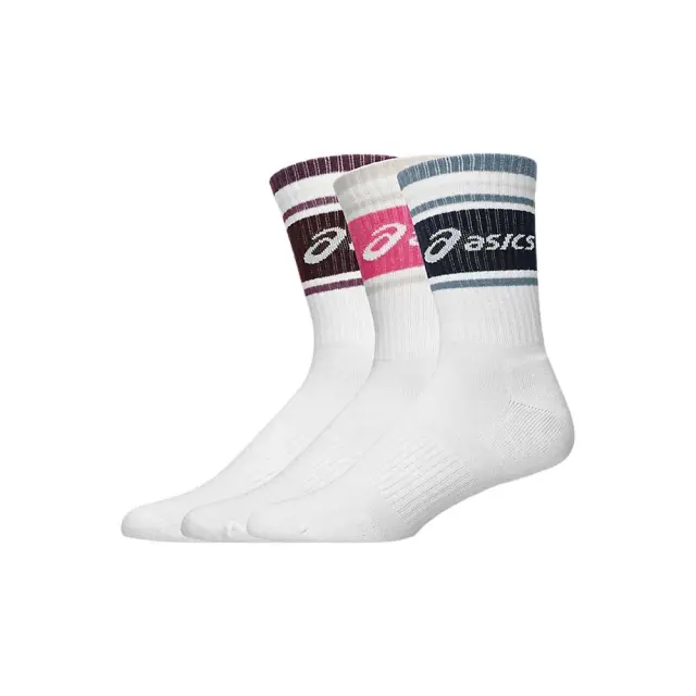 Asics Sportstyle Logo 3 Pair Pack Crew Socks Λευκό 3033C295-500 (Asics) - Medium 2