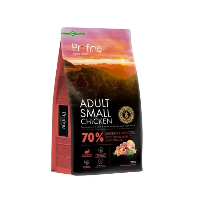 Profine Adult Small Breed Chicken & Potatoes Ξηρά Τροφή Σκύλου 3kg