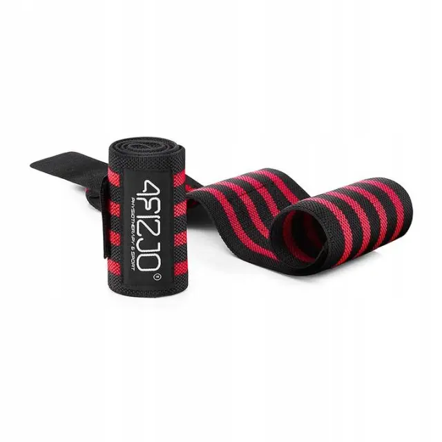 4FIZJO Wrist Wraps / Περικάρπια Κόκκινα (2τμχ) - 3003