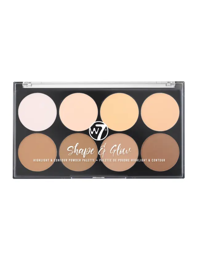 Shape & Glow Highlight & Contour Powder Palette W7 2