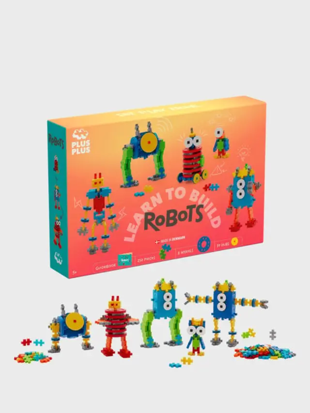 Plus-Plus - Learn to Build Robots (3963) - Toys