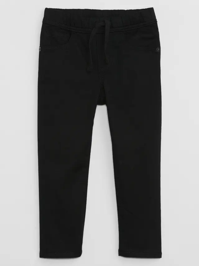 Μαύρο babyGap Slim Pull-On Jean Παντελόνι με Washwell black wash