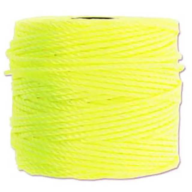 Νήμα Superlon Ø0.9mm - Neon Yellow - 32m