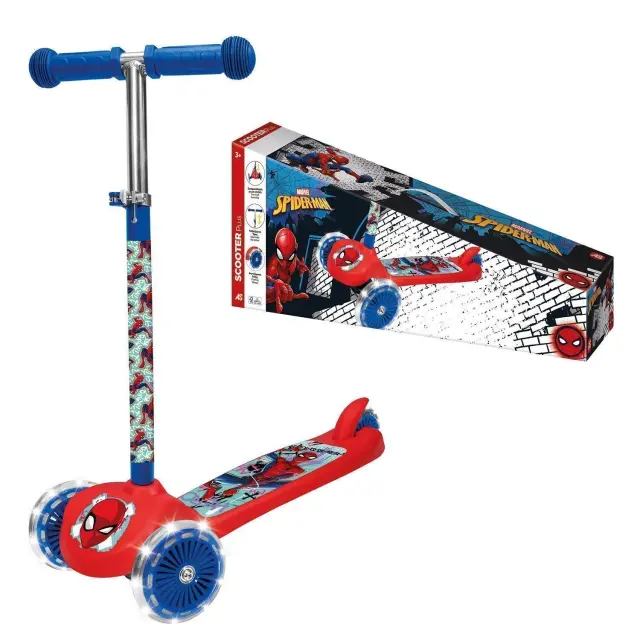 Scooter Plus Spidey-Man με Φωτιζόμενες Ρόδες 3+ (5004-50275) 2