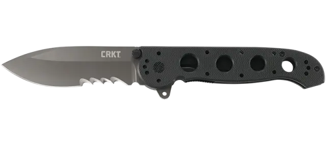 CRKT M21-14G BLACK G10 W/VEFF SERRATIONS