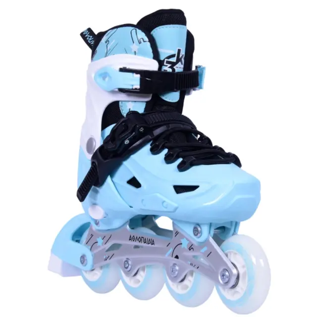 ΑΘΛΟΠΑΙΔΙΑ Μέντα Παιδικά Skates - Ρυθμιζόμενου μεγέθους rollers για παιδιά - 31-34 2