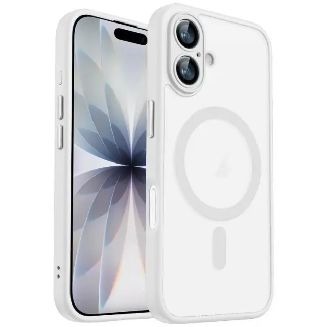 Hybrid Magsafe Matte Θήκη για iPhone 17-White OEM