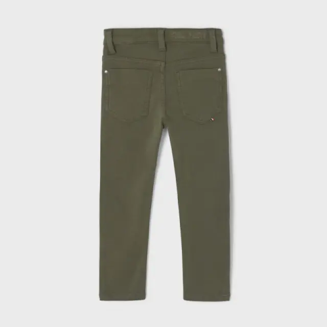 Mini 2 έως 10 ετών Παντελόνι μαλακό slim fit πεύκο - 4Ε 3