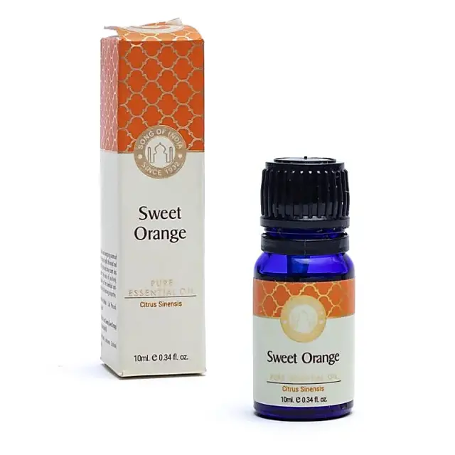 Φυσικό Αιθέριο Έλαιο Πορτοκάλι Sweet Orange Pure Essential Oil Song of India 10ml
