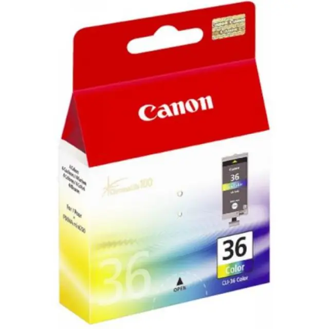 Canon CLI-36 Γνήσιο Μελάνι Εκτυπωτή InkJet Πολλαπλό (Color) (1511B001)