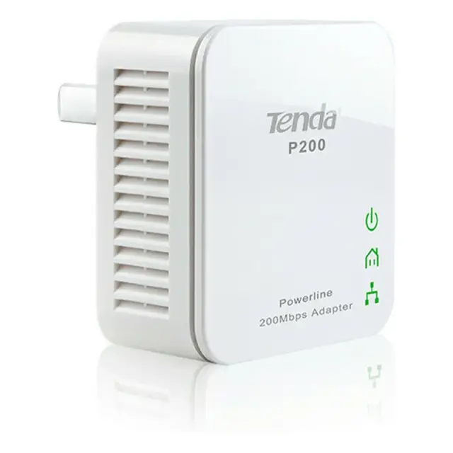 Tenda PW201A+P200 Powerline Διπλού Kit για Ασύρματη Σύνδεση Wi‑Fi 4 και Θύρα Ethernet 2