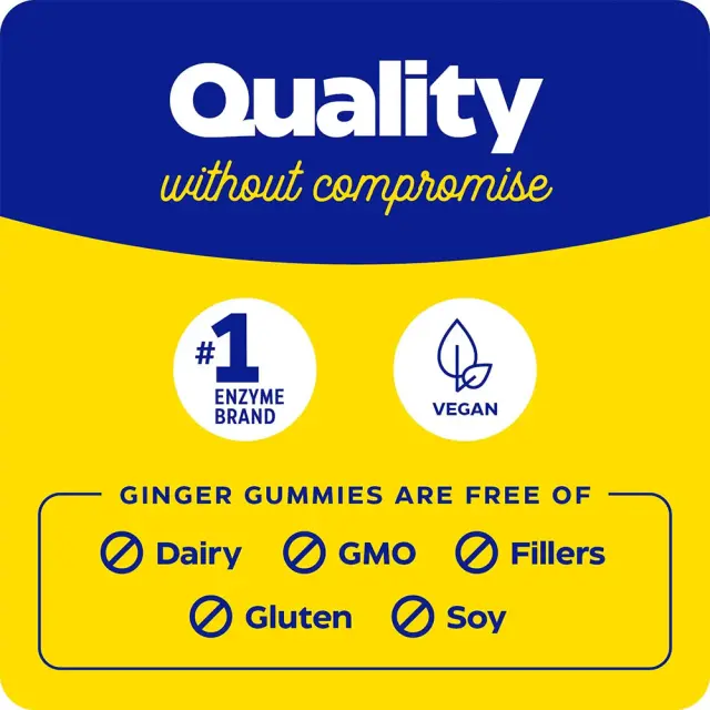 Enzymedica Ginger & Vitamin B6 Gummies 3