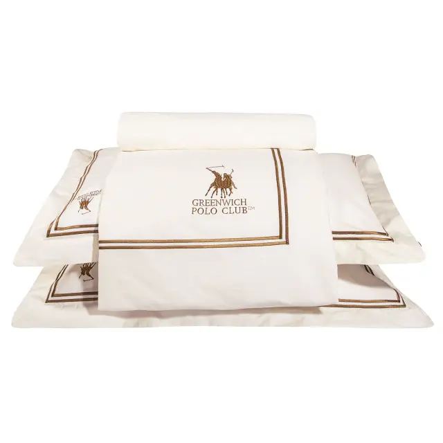 Greenwich Polo Club Σετ Σεντονια 240x270 Υπερδιπλα 2128 Ιβουαρ 3