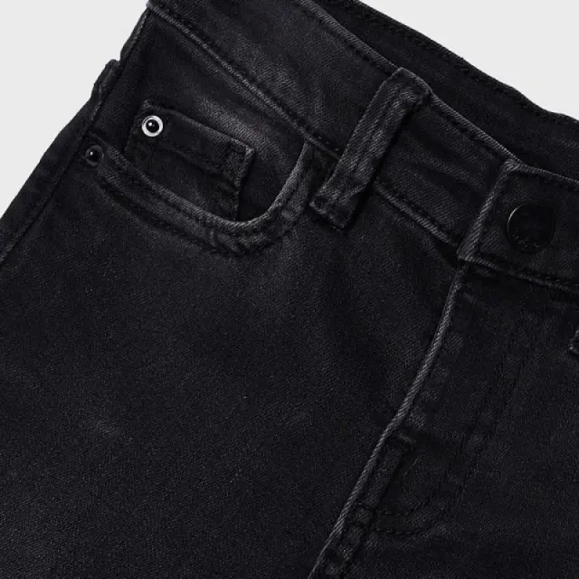 Baby 6 μηνών έως 4 ετών Παντελόνι τζιν slim fit Better Cotton μαύρο 2