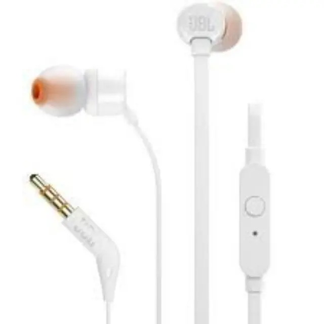 JBL® T110E In-ear Handsfree Ακουστικά με Βύσμα 3.5mm Λευκό