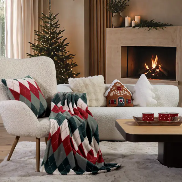 Nef-Nef Homeware Μαξιλάρι Fir 45cm Λευκό 2