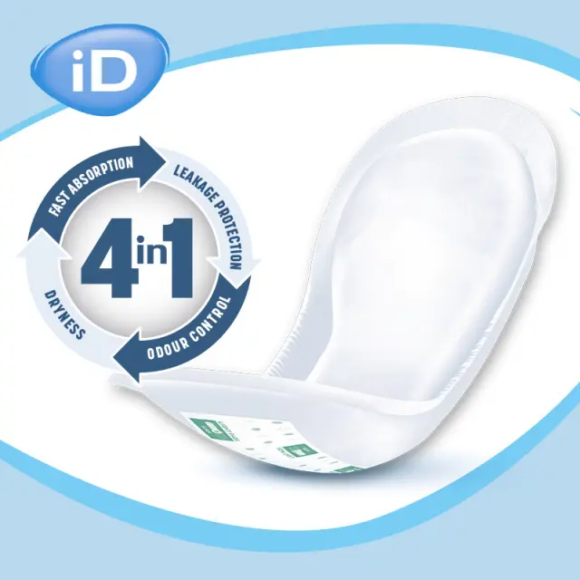 iD Essential Light Pads Super – Ανατομικά Επιθέματα Ακράτειας για Γυναίκες (28 τεμ.) 2