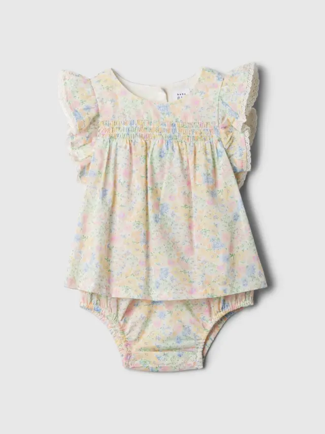 Multi Βρεφικό Print Bubble Ολόσωμο Κορμάκι Floral - 18-24M