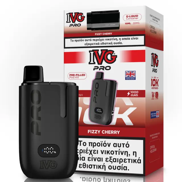 IVG Pro Kit 1000mAh Fizzy Cherry 20mg 2ml+10ml