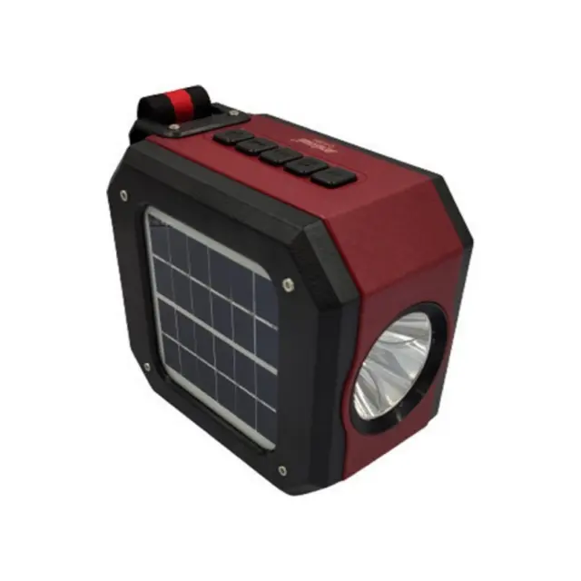 Andowl Q-5393 Ηχείο Bluetooth με Ραδιόφωνο Κόκκινο 2