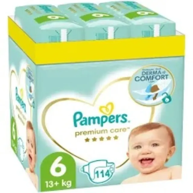 Πάνες Pampers Premium Care Super Jumbo Pack Νο6 (13+kg) 114τεμ
