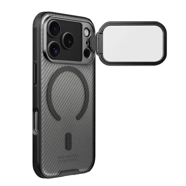 Nillkin CamShield Prop Magnetic Case for Apple iPhone 18 Pro/17 Pro Transparent Black 2