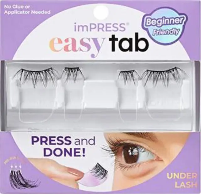 Kiss Impress Press on Falsies Easy Tab Αυτοκόλλητες Βλεφαρίδες 20τμχ - 01 Volumizing