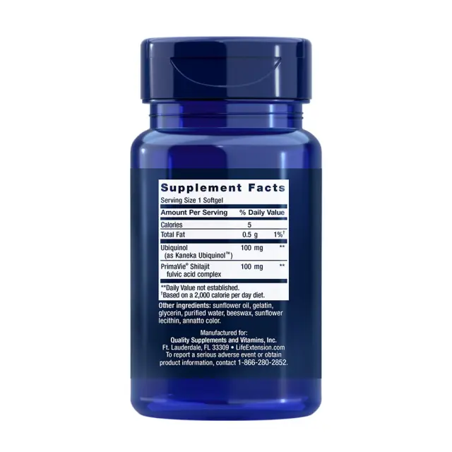 Life Extension Super Ubiquinol CoQ10 with Enhanced Mitochondrial Support 60 Softgels 2