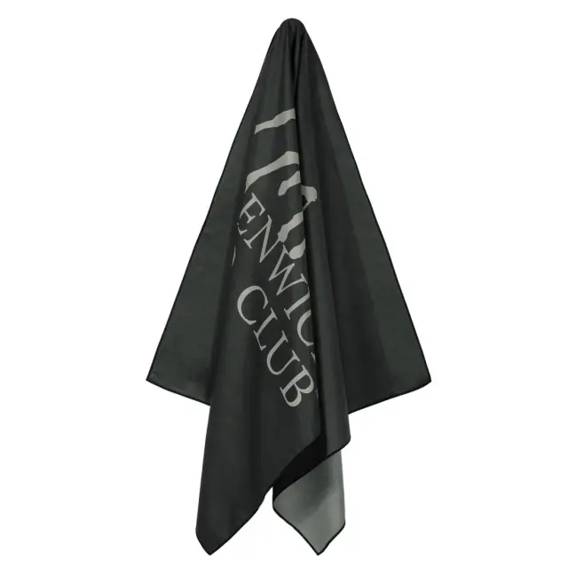 Πετσέτα Θαλάσσης 80x170 Greenwich Polo Club Micro Prints 5214 Black-Grey 100% Microfiber 2
