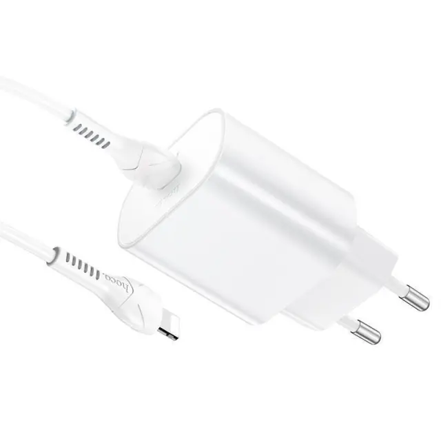 Φορτιστής Ταξιδίου Hoco N22 Jetta USB-C PD25W Small Body Λευκός 3