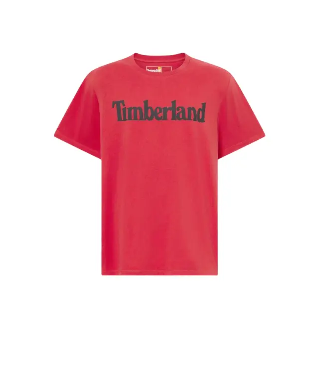 Timberland - Ανδρικό T-shirt TFO SS Linear Tee TB0A2BRN-N96 Κόκκινο - L