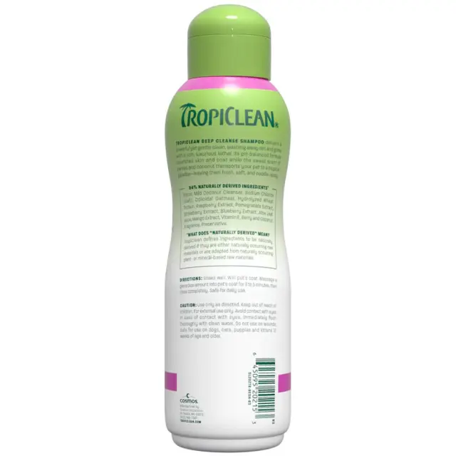 Tropiclean Deep Cleanse Σαμπουάν Σκύλου & Γάτας 592ml Μονόχρωμο 2