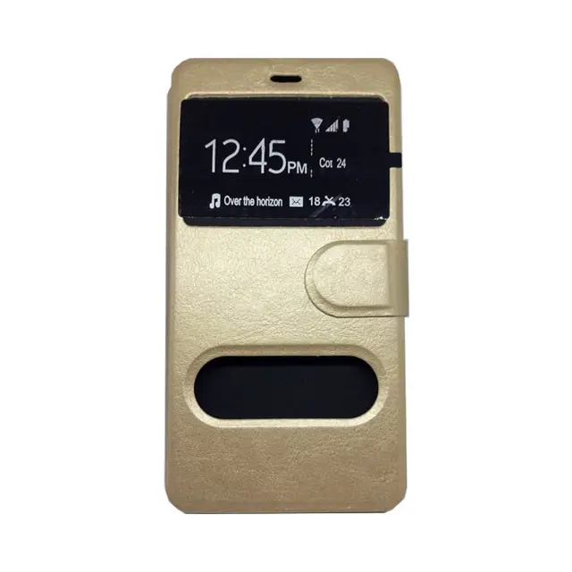 Θήκη Βιβλίο Twin View Book Case Για Nokia 5 Χρυσή